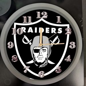 Raiders Clock
